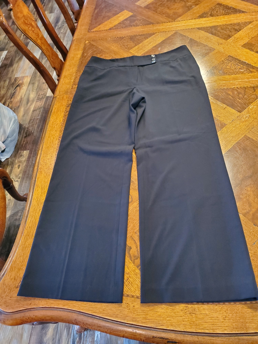 Alfani Women's Wide-Leg Dress Pants in Black